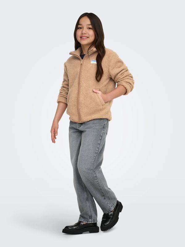 Only Girls Teddy Jacket Eva Life - Cuban Sand