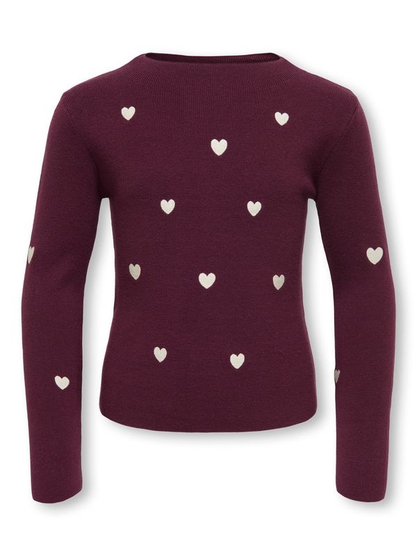 Only Girls Pullover Hearts - Winetasting