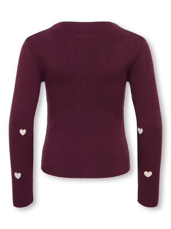 Only Girls Pullover Hearts - Winetasting