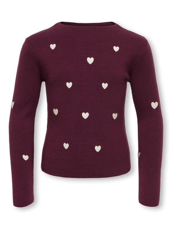 Only Girls Pullover Hearts - Winetasting