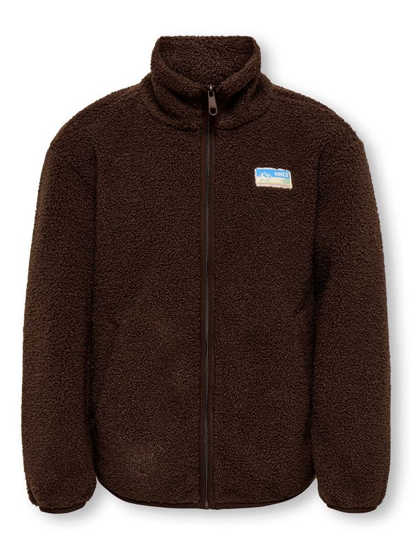 Only Girls Teddy Jacket Eva Life - Chestnut