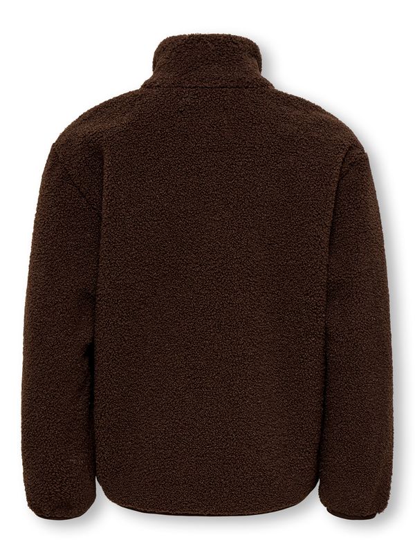Only Girls Teddy Jacket Eva Life - Chestnut