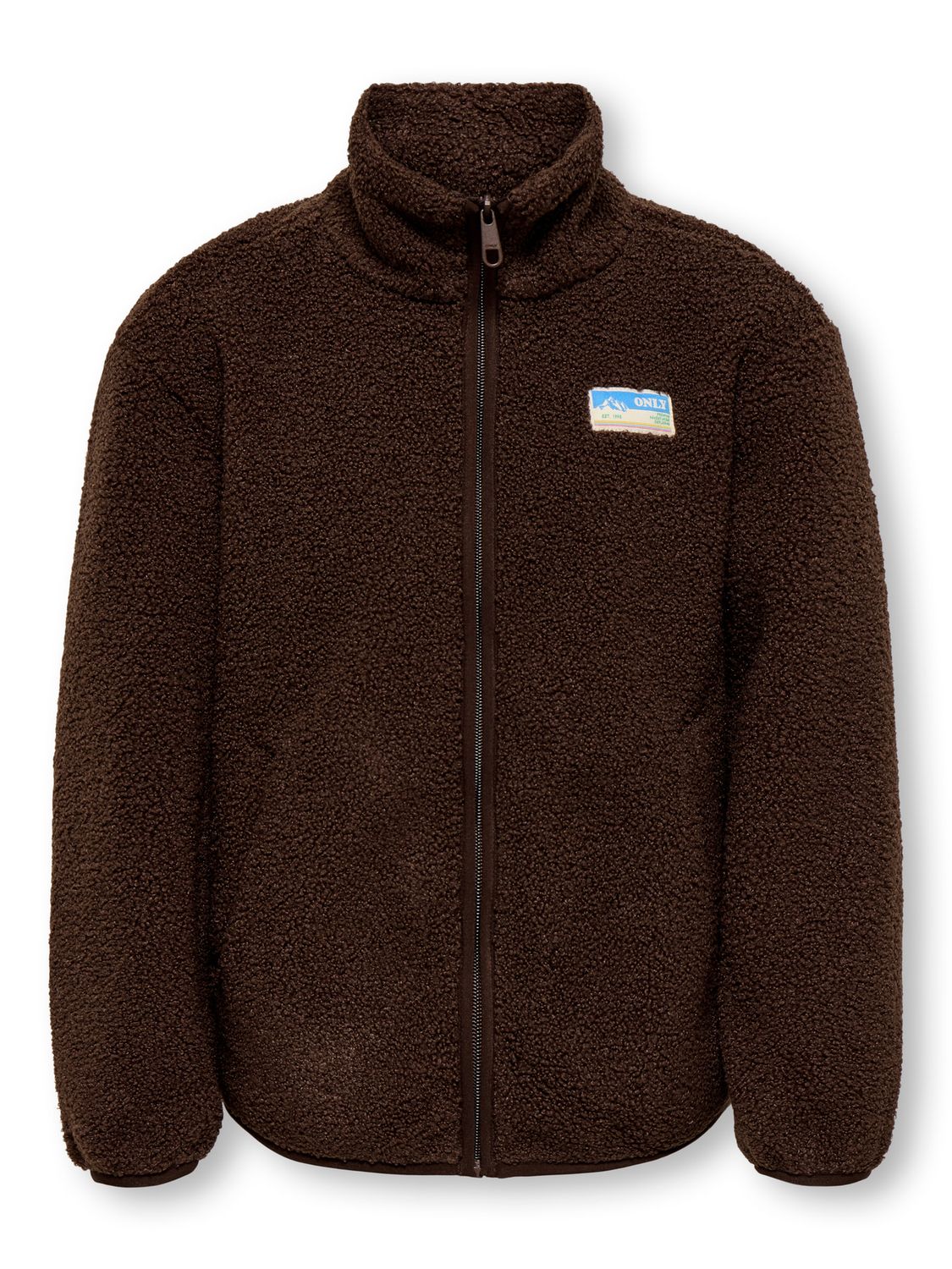 Only Girls Teddy Jacket Eva Life - Chestnut, Kleur: Chestnut, Maat: 140
