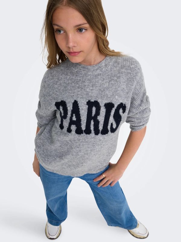 Only Girls Pullover Jerico - Grey Melange