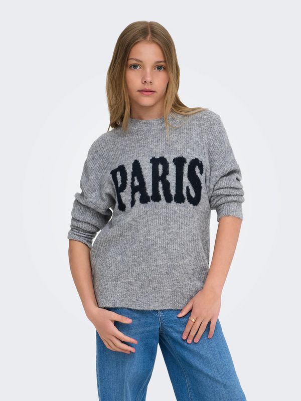 Only Girls Pullover Jerico - Grey Melange