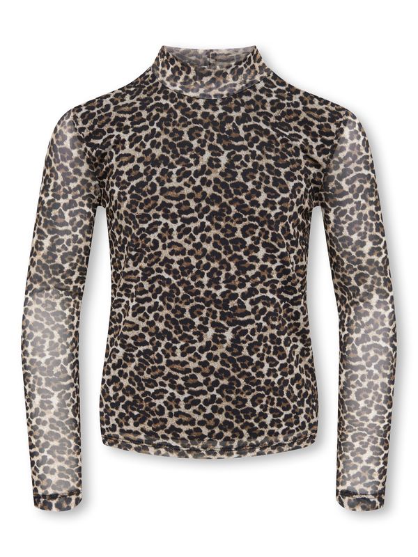 Only Girls Mesh Top Erica Life - Pumice Stone