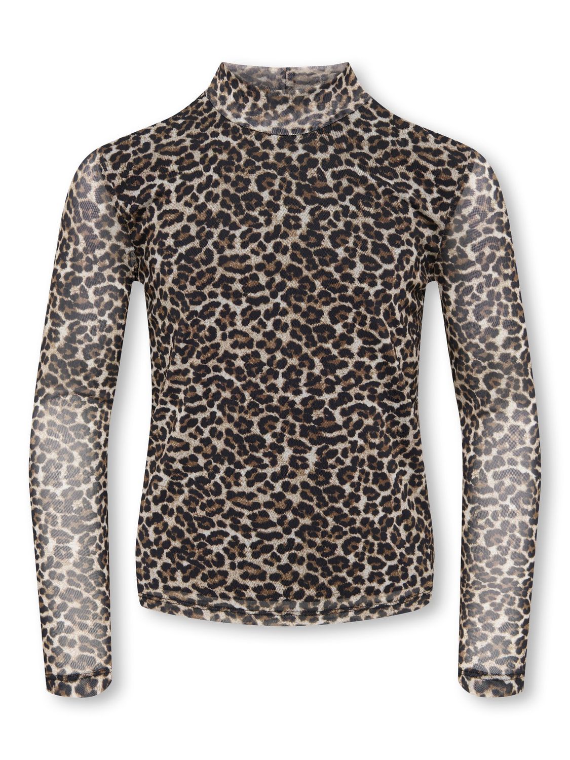 Only Girls Mesh Top Erica Life - Pumice Stone, Kleur: Pumice Stone Everyday Leo, Maat: 134/140
