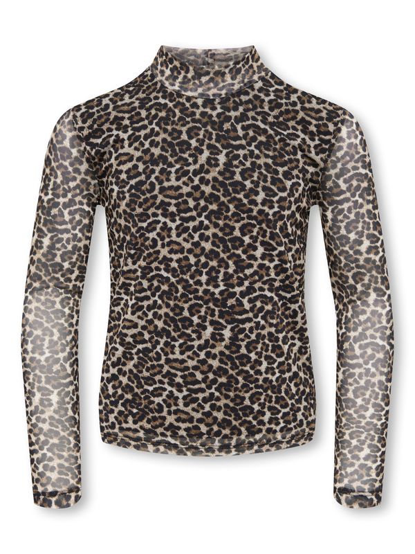 Only Girls Mesh Top Erica Life - Pumice Stone