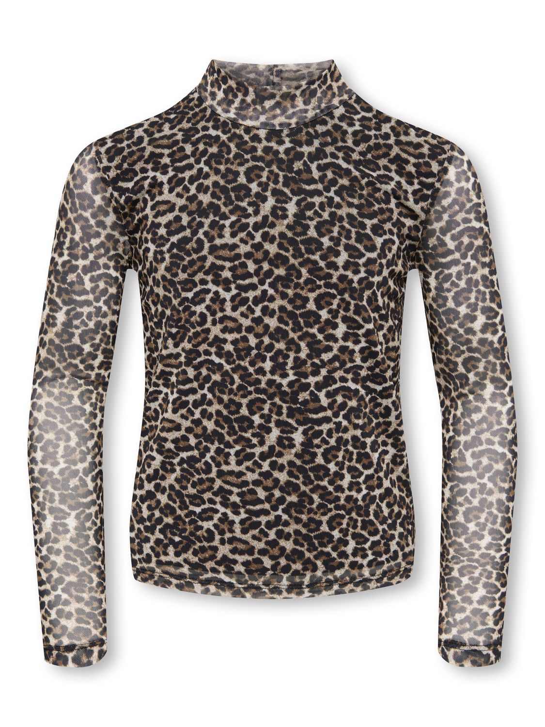 Only Girls Mesh Top Erica Life - Pumice Stone, Kleur: Pumice Stone Everyday Leo, Maat: 134/140
