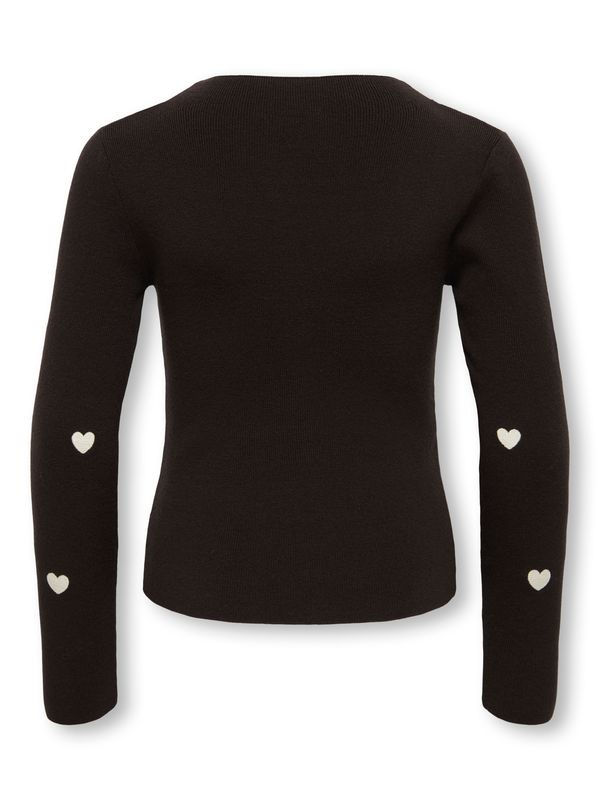 Only Girls Pullover Hearts - Chocolate Torte