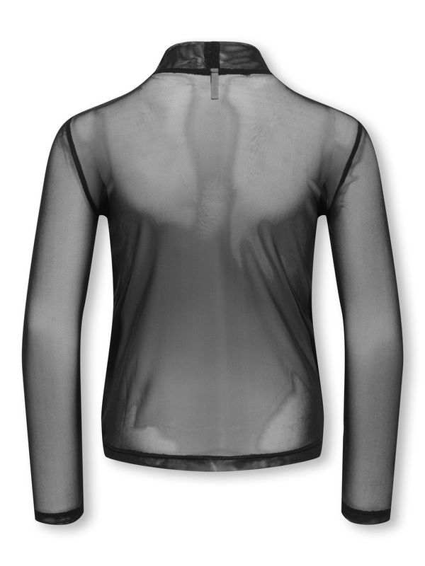Only Girls Mesh Top Erica Life - Black