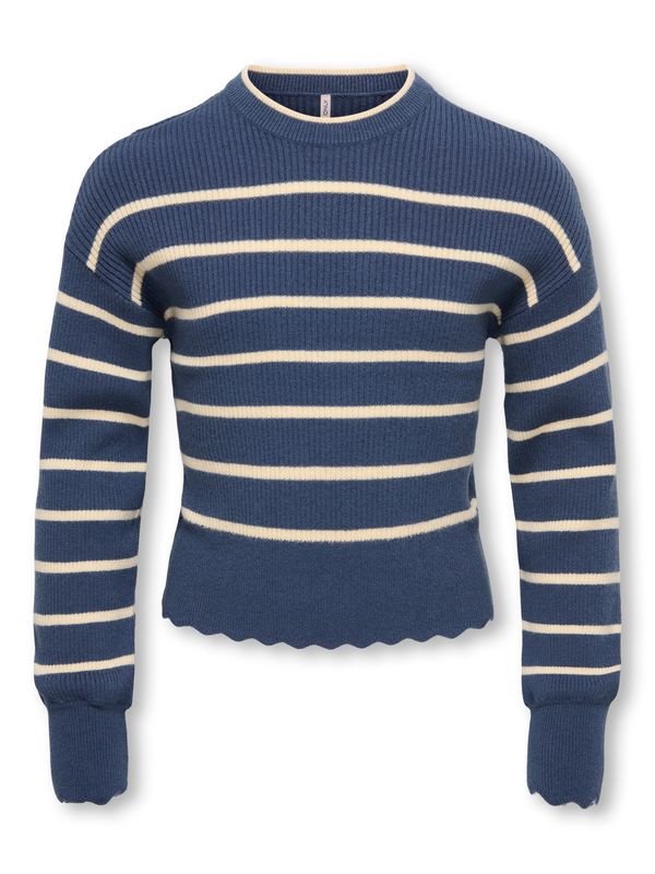 Only Girls O-Neck Pullover Ibi - Vintage Indigo