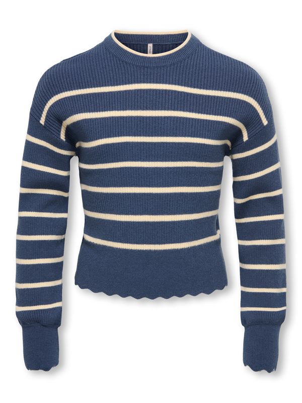Only Girls O-Neck Pullover Ibi - Vintage Indigo