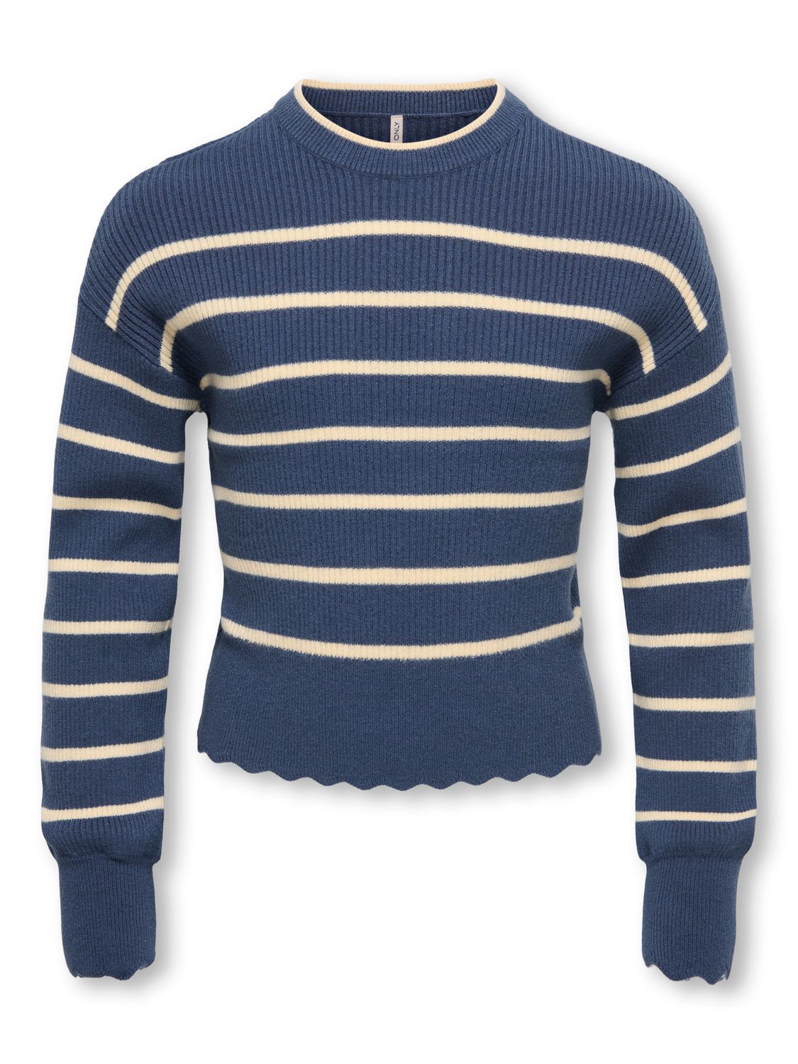 Only Girls O-Neck Pullover Ibi - Vintage Indigo, Kleur: Vintage Indigo Whitecap Gray, Maat: 134/140