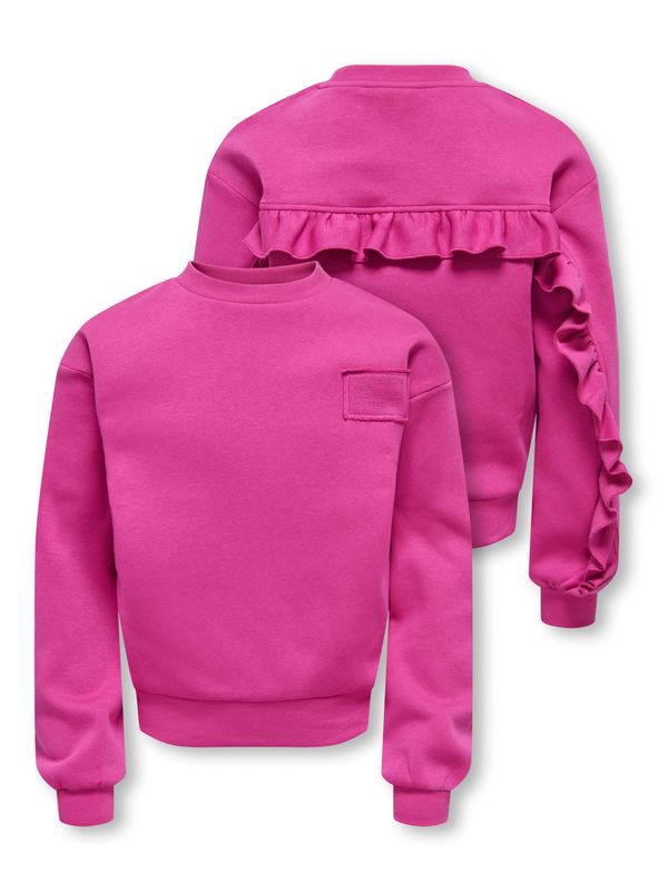 Only Girls O-Neck Ruffle Annie - Fuchsia