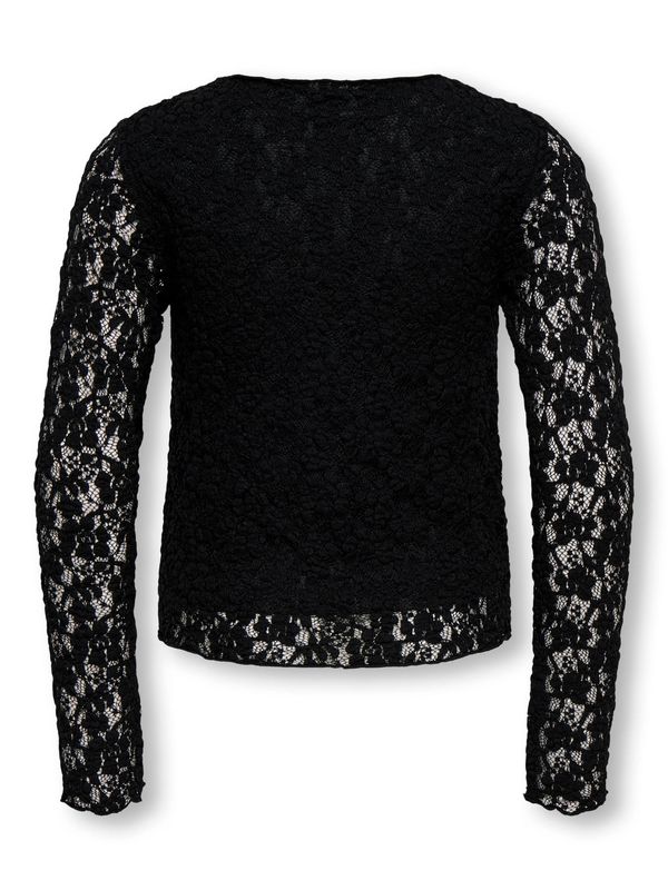 Only Girls Lace Top Leika - Black
