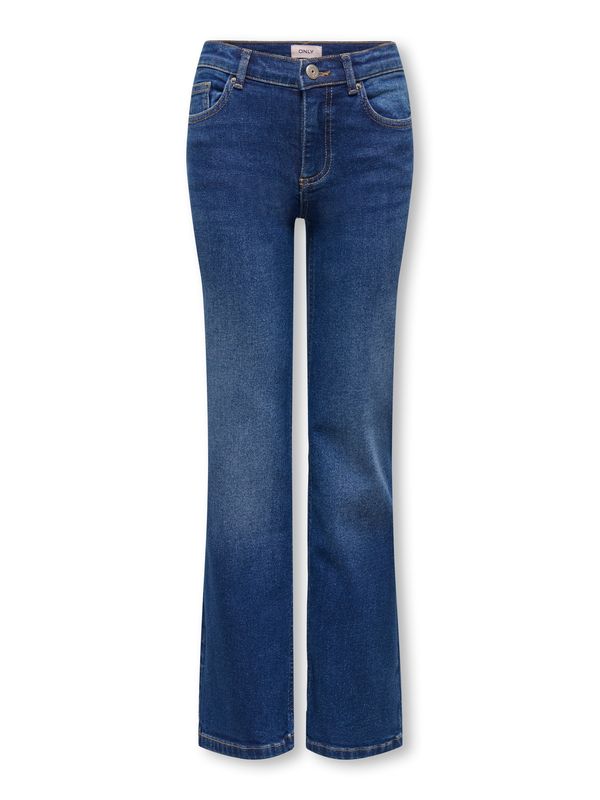 Only Girls Regular Wide Leg Juicy - Dark Blue