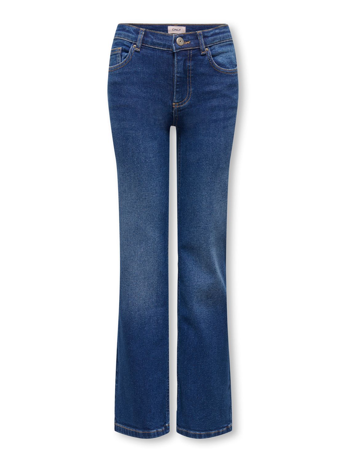 Only Girls Regular Wide Leg Juicy - Dark Blue, Kleur: Dark Blue Denim, Maat: 140