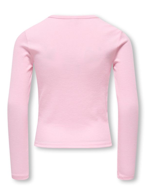 Only Girls June Emb Tee Elva - Pink Lady