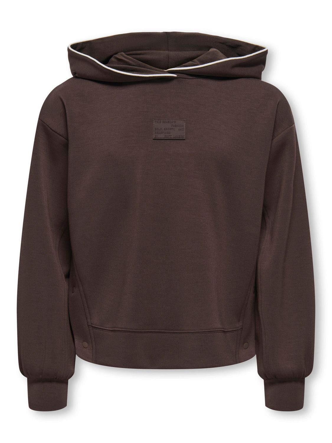 Only Girls Hoodie Ada - Coffee Bean, Kleur: Coffee Bean Label/Coffee Bean, Maat: 134/140