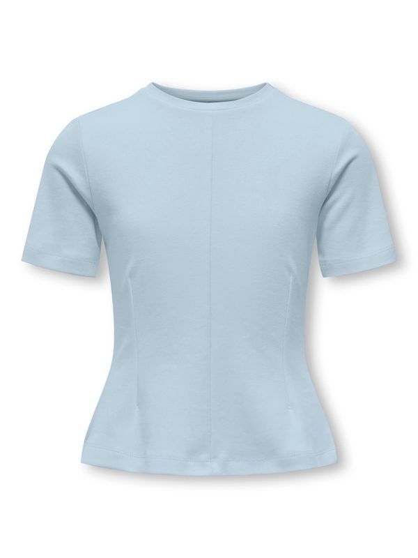 Only Girls Short Sleeve Top Eva - Ballad Blue