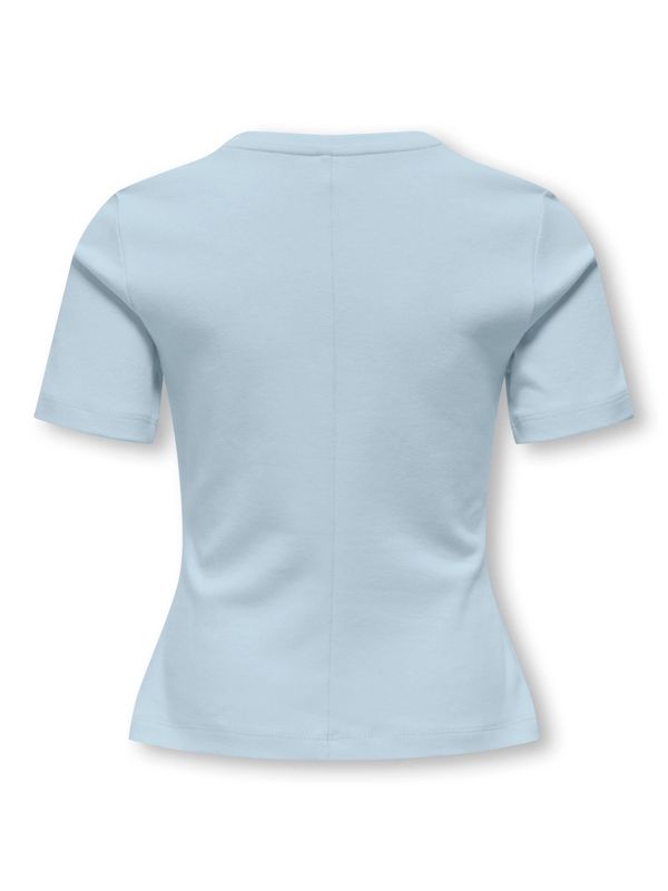 Only Girls Short Sleeve Top Eva - Ballad Blue