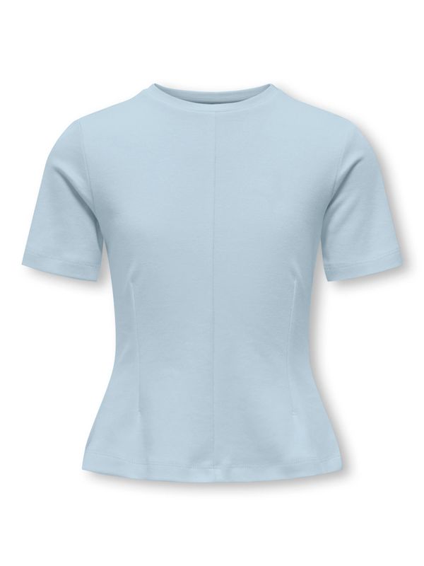 Only Girls Short Sleeve Top Eva - Ballad Blue