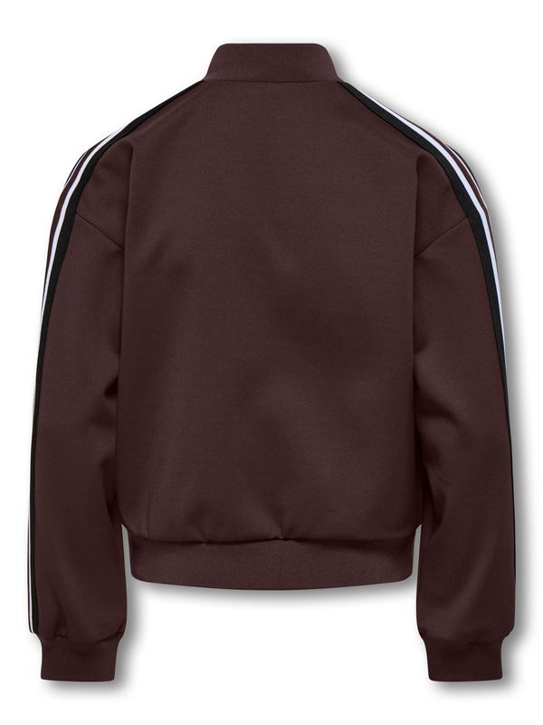 Only Girls Track Zip Jacket Warm Up Life X - Coffee Bean