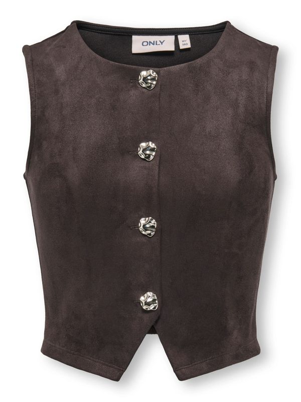 Only Girls Button Vest Rinea Life - Bracken