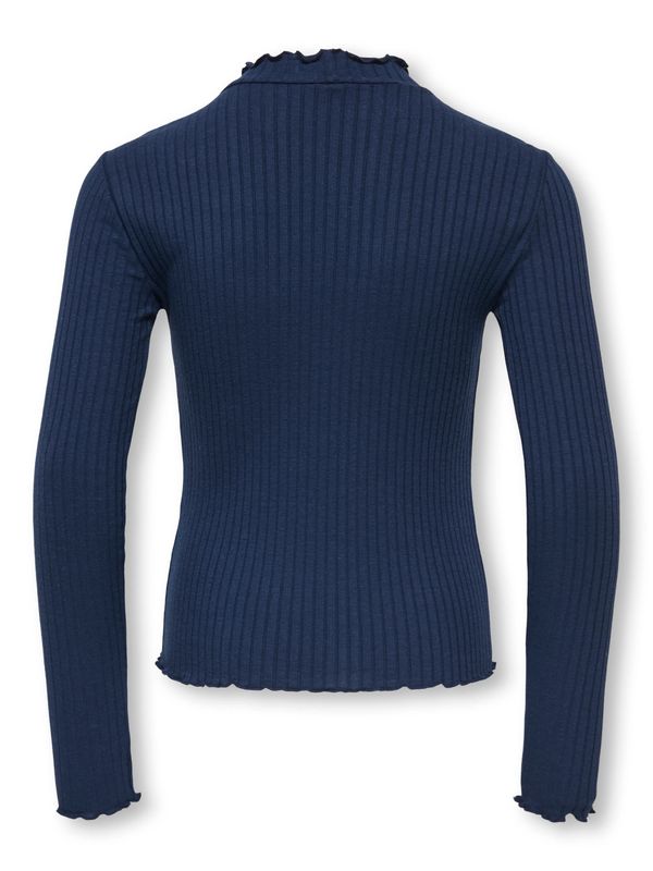 Only Girls Hi-Neck Top Fransiska - Navy