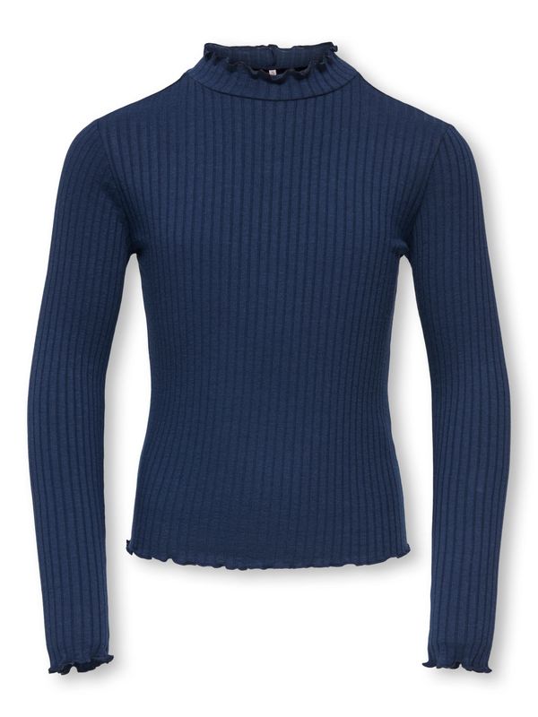 Only Girls Hi-Neck Top Fransiska - Navy