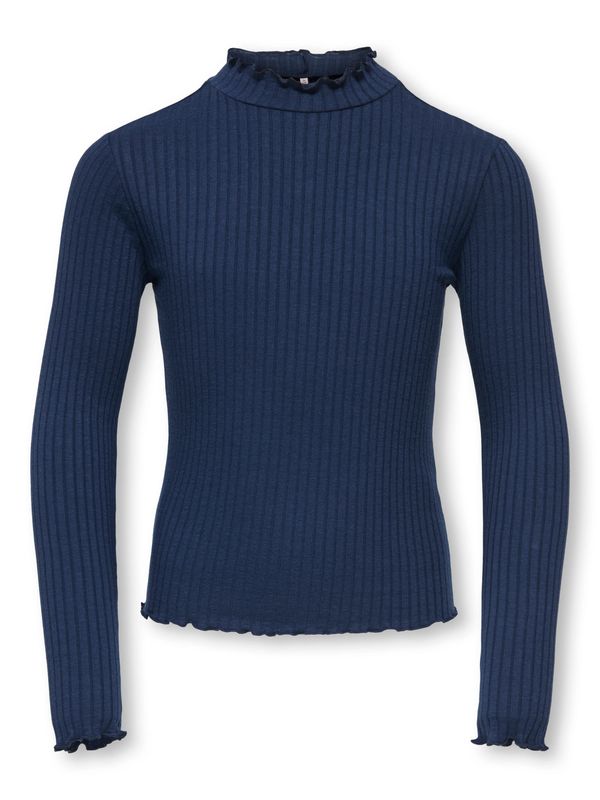 Only Girls Hi-Neck Top Fransiska - Navy