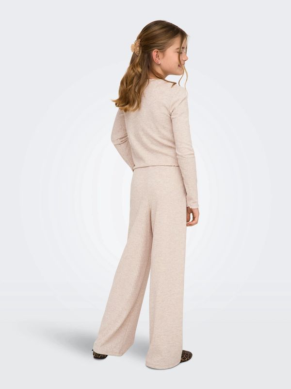 Only Girls O-Neck Top Nella - Pumice Stone