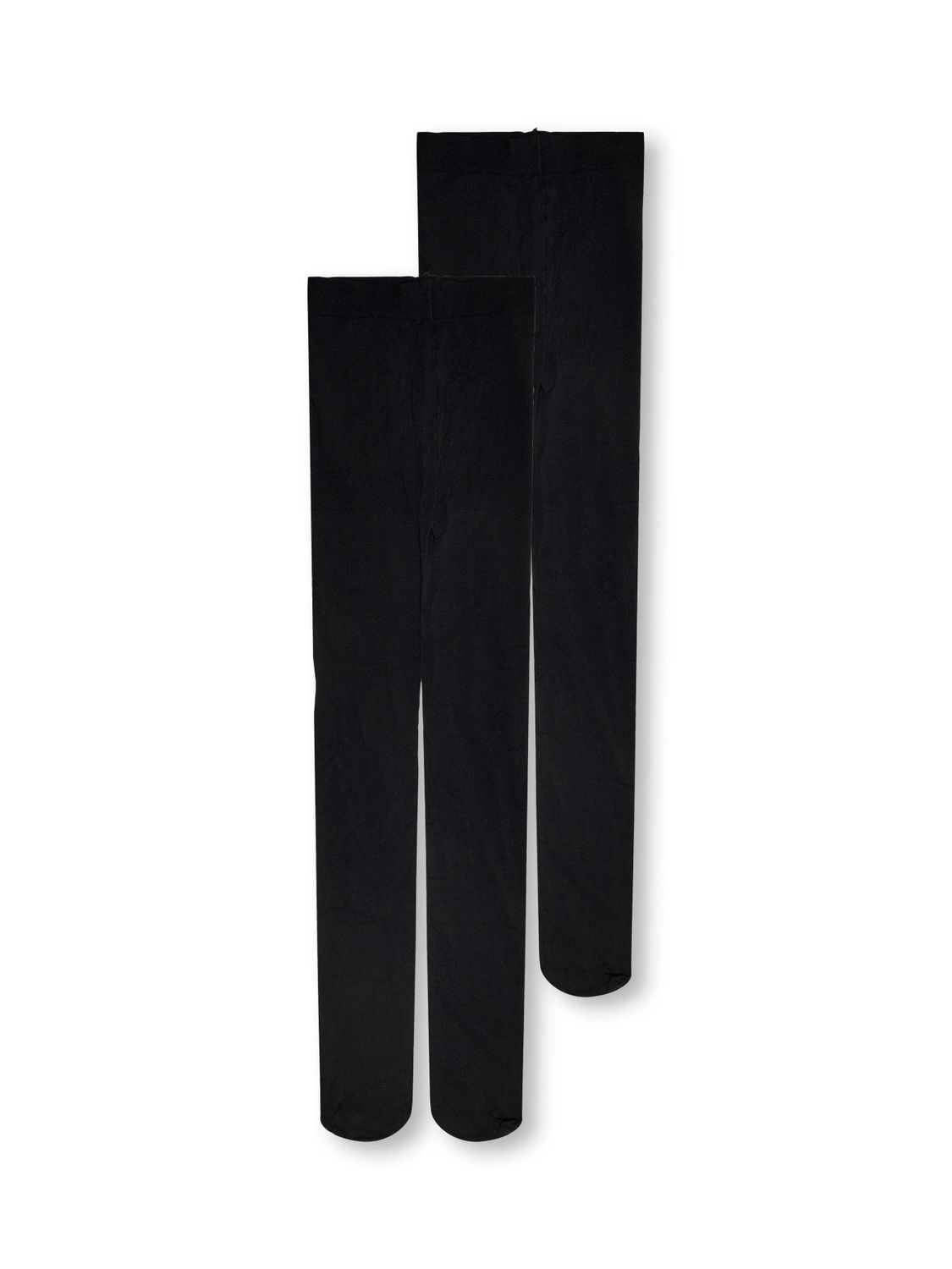 Only Girls Tights Saga 2-pack 40 Denier - Black, Kleur: Black, Maat: 146/152