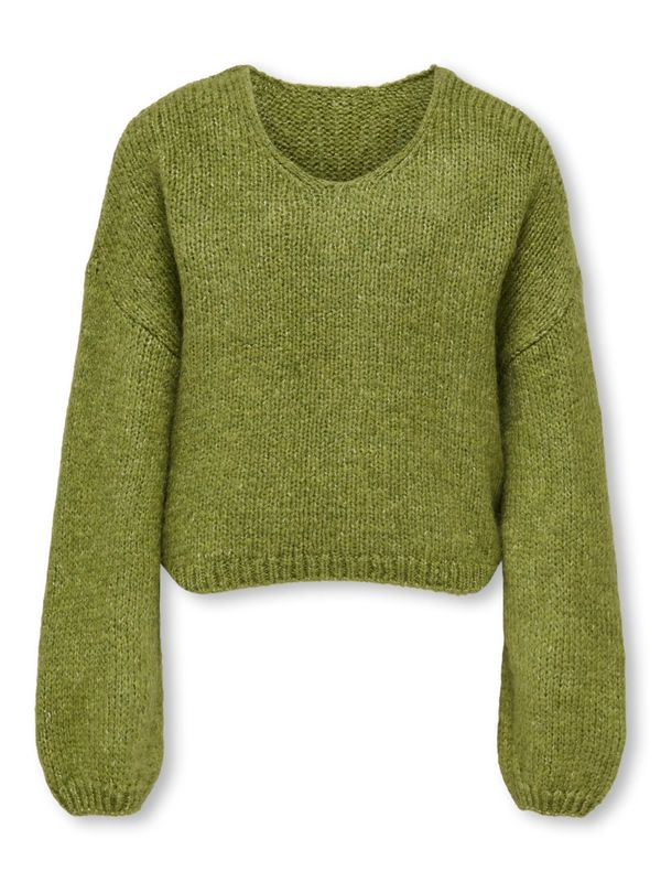 Only Girls Reversible Pullover Dinea - Fern