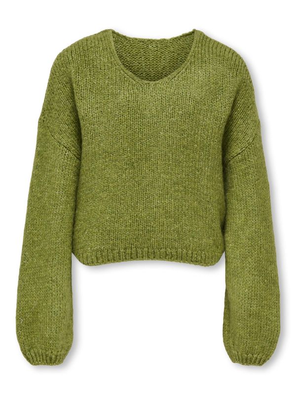 Only Girls Reversible Pullover Dinea - Fern