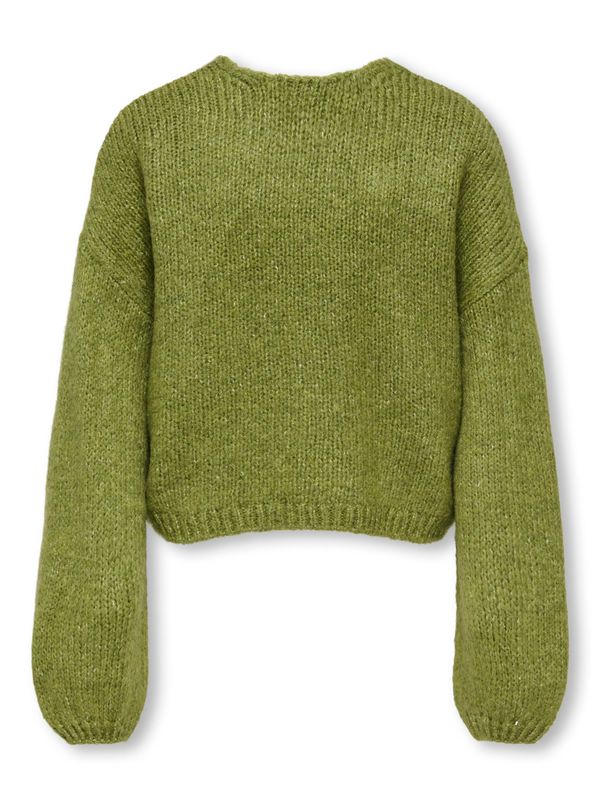 Only Girls Reversible Pullover Dinea - Fern