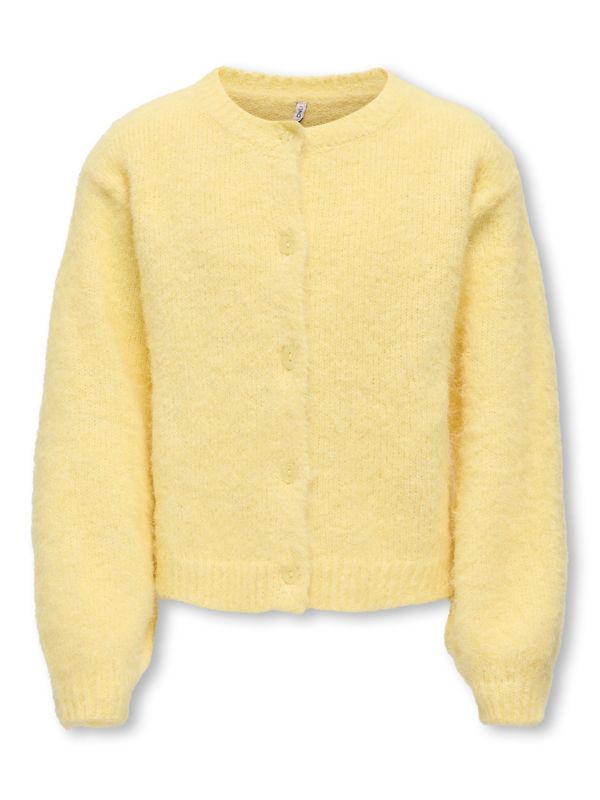 Only Girls O-Neck Cardigan Galo - Mellow Yellow