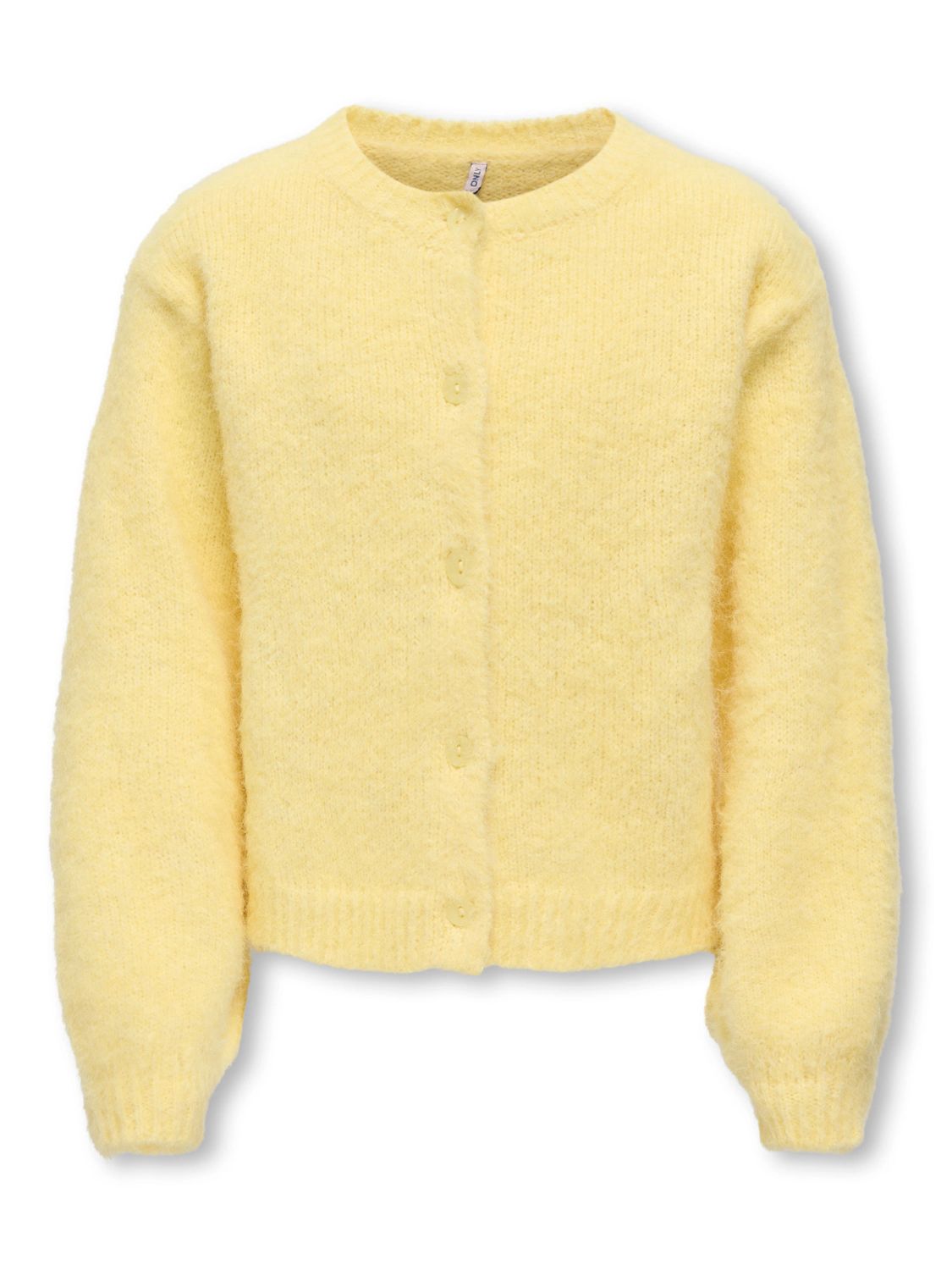 Only Girls O-Neck Cardigan Galo - Mellow Yellow, Kleur: Mellow Yellow, Maat: 134/140