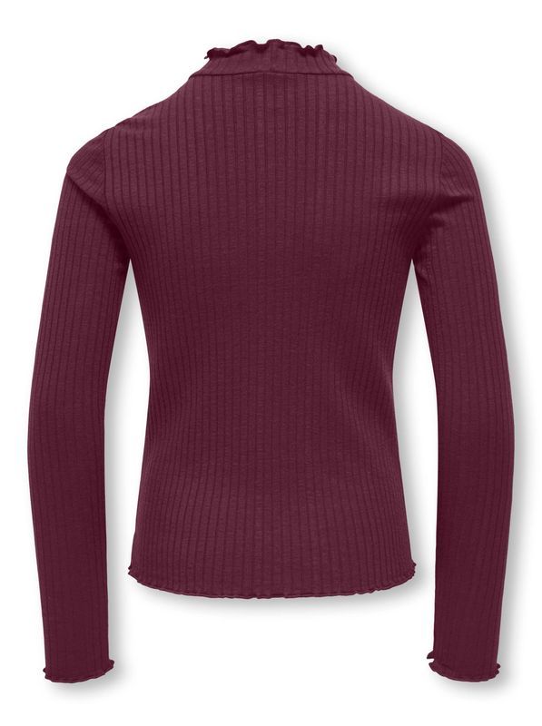 Only Girls Hi-Neck Top Fransiska - Fig