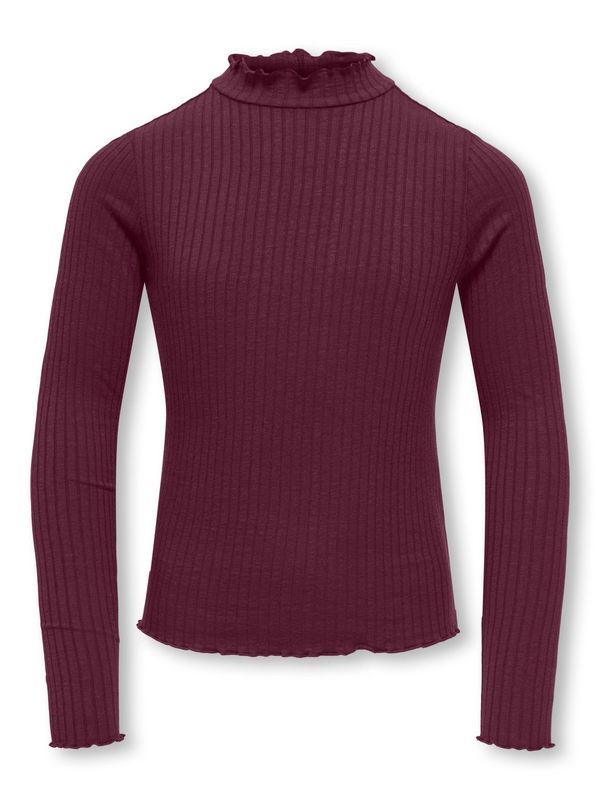 Only Girls Hi-Neck Top Fransiska - Fig