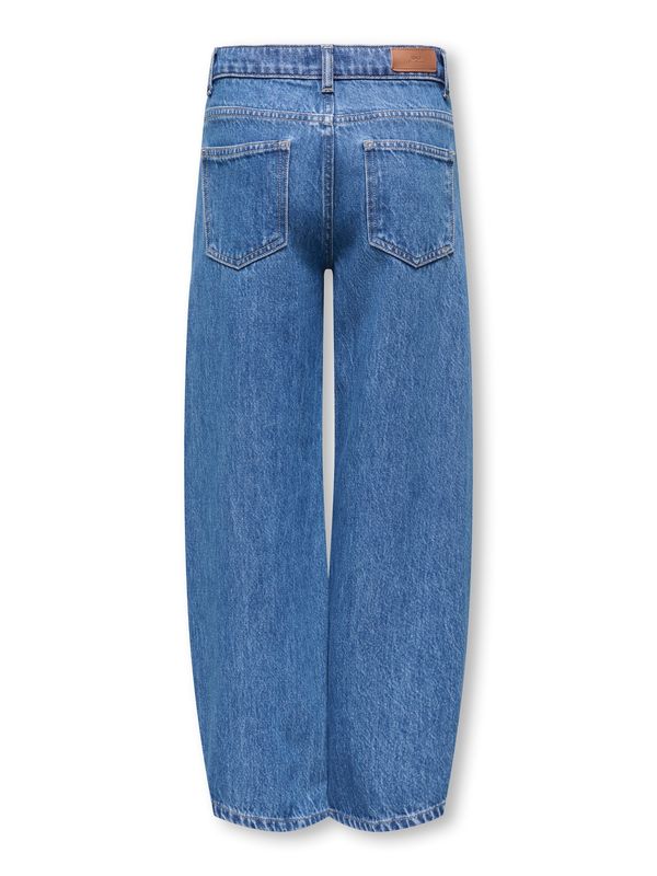 Only Girls Taylor Barrel Jeans - Medium Blue