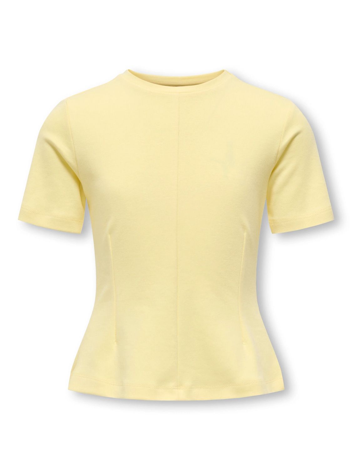 Only Girls Short Sleeve Top Eva - Mellow Yellow, Kleur: Mellow Yellow, Maat: 134/140