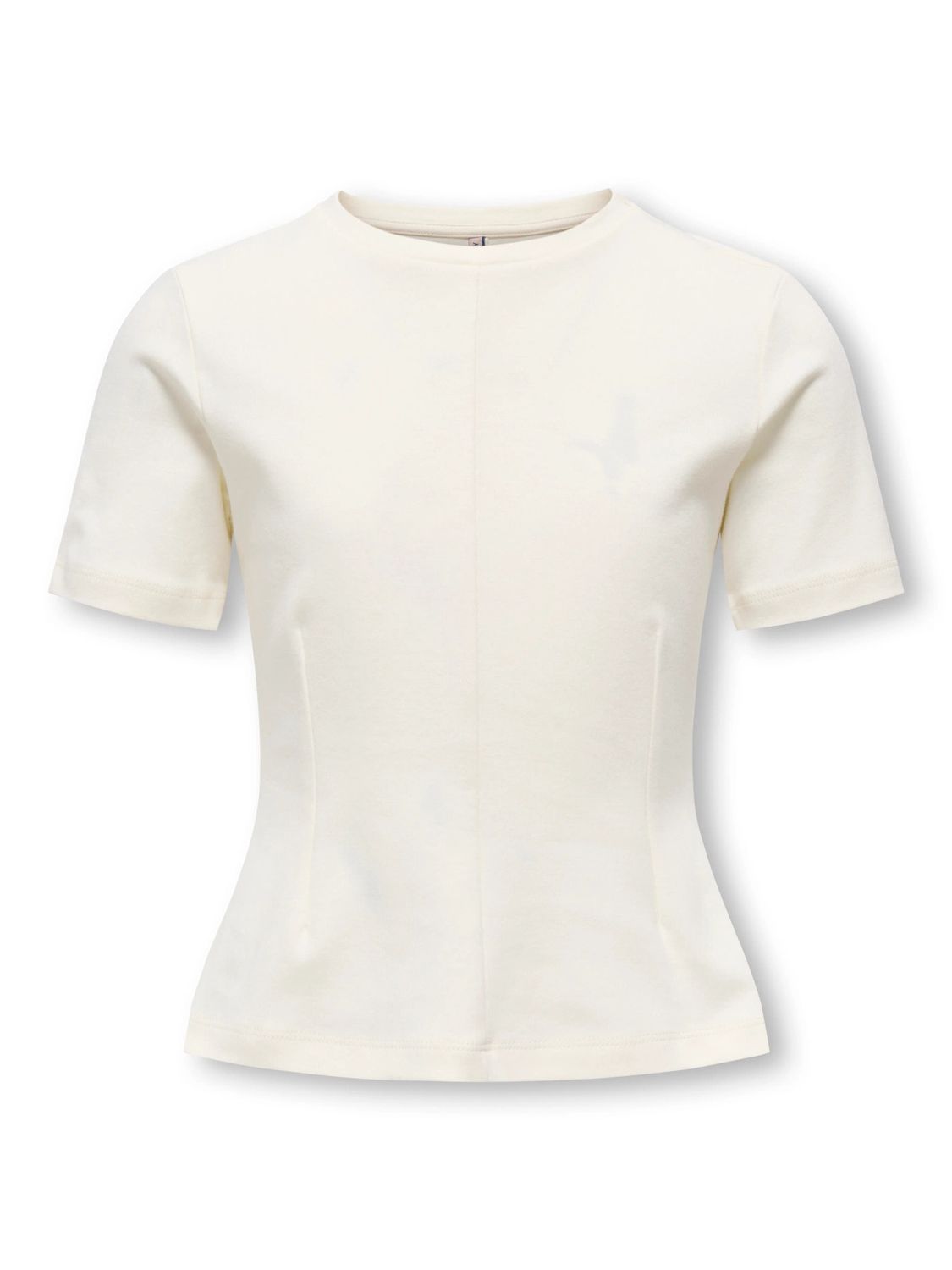 Only Girls Short Sleeve Top Eva - Egret, Kleur: Egret, Maat: 134/140