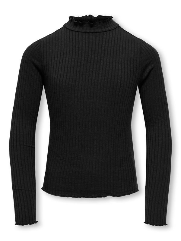 Only Girls Hi-Neck Top Fransiska - Black