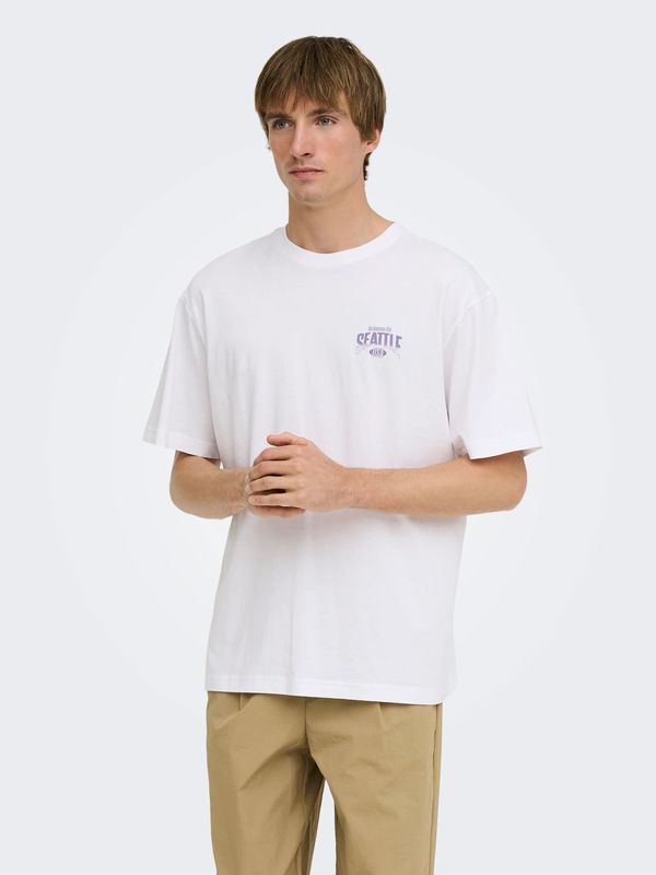 Only &amp; Sons T-Shirt Axel Brooklyn - Bright White