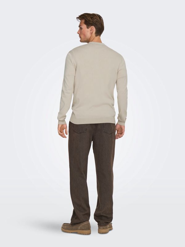 Only &amp; Sons Polo Wyler - Silver Lining