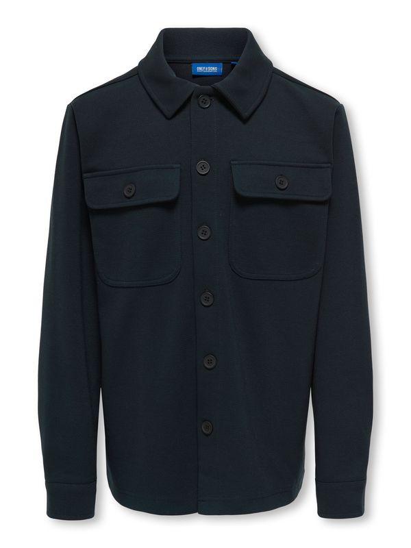 Only &amp; Sons Overshirt New Kodyl Sweat - Dark Navy