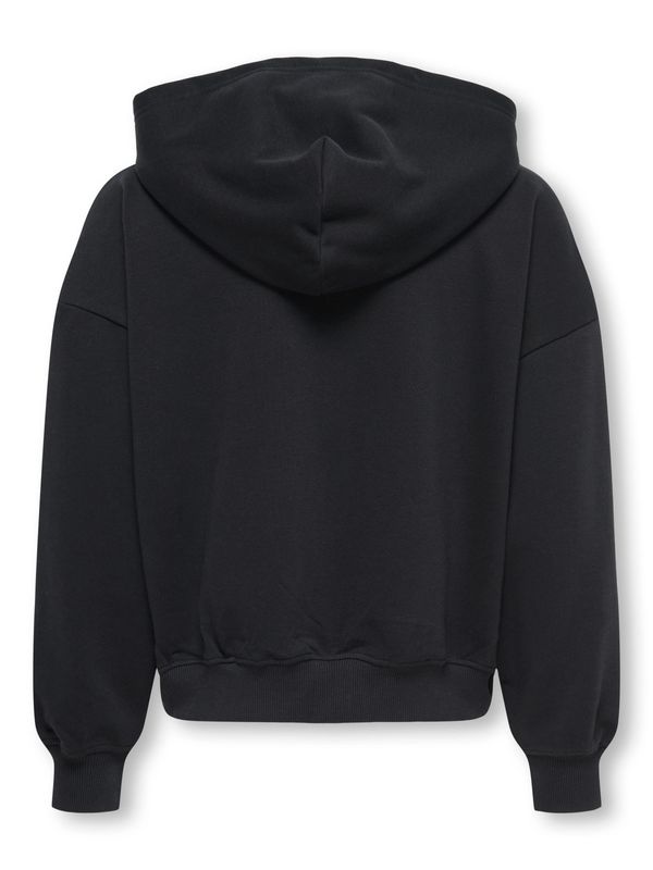 Only &amp; Sons Junior Boxy Zip Hoodie Turner Applique - Black R