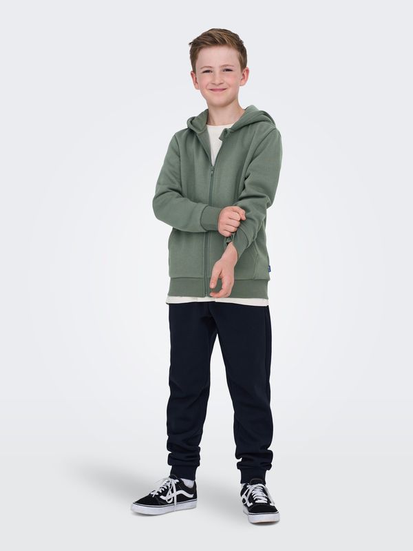 Only &amp; Sons Junior Zip Through Hoodie Sweatshirt Ceres - Castor Gray